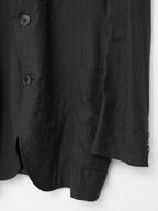S/S 08 Hooded Tailored Jacket Black