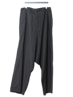 S/S 09 Garment Dyed Contrast Panel Sarouel Pants Black