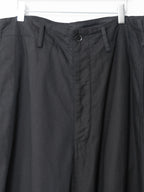 S/S 09 Garment Dyed Contrast Panel Sarouel Pants Black