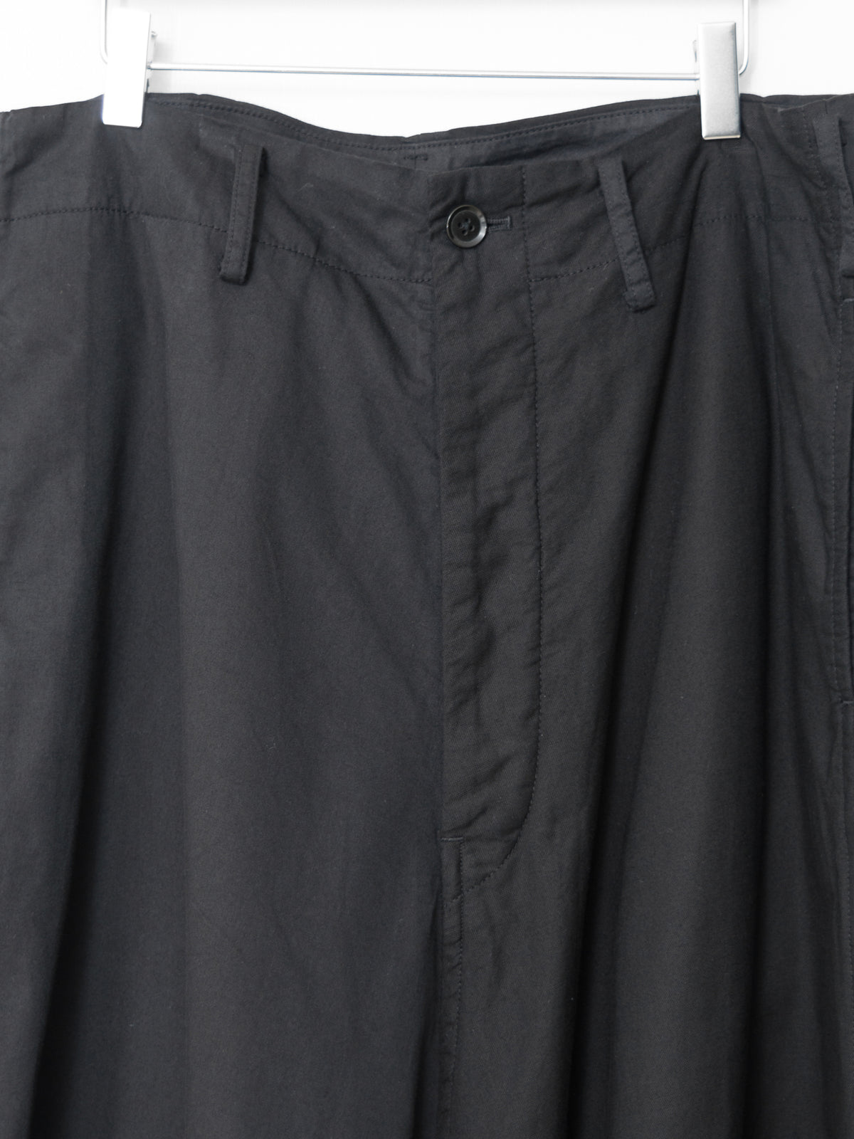 S/S 09 Garment Dyed Contrast Panel Sarouel Pants Black