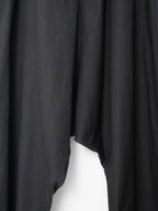 S/S 09 Garment Dyed Contrast Panel Sarouel Pants Black