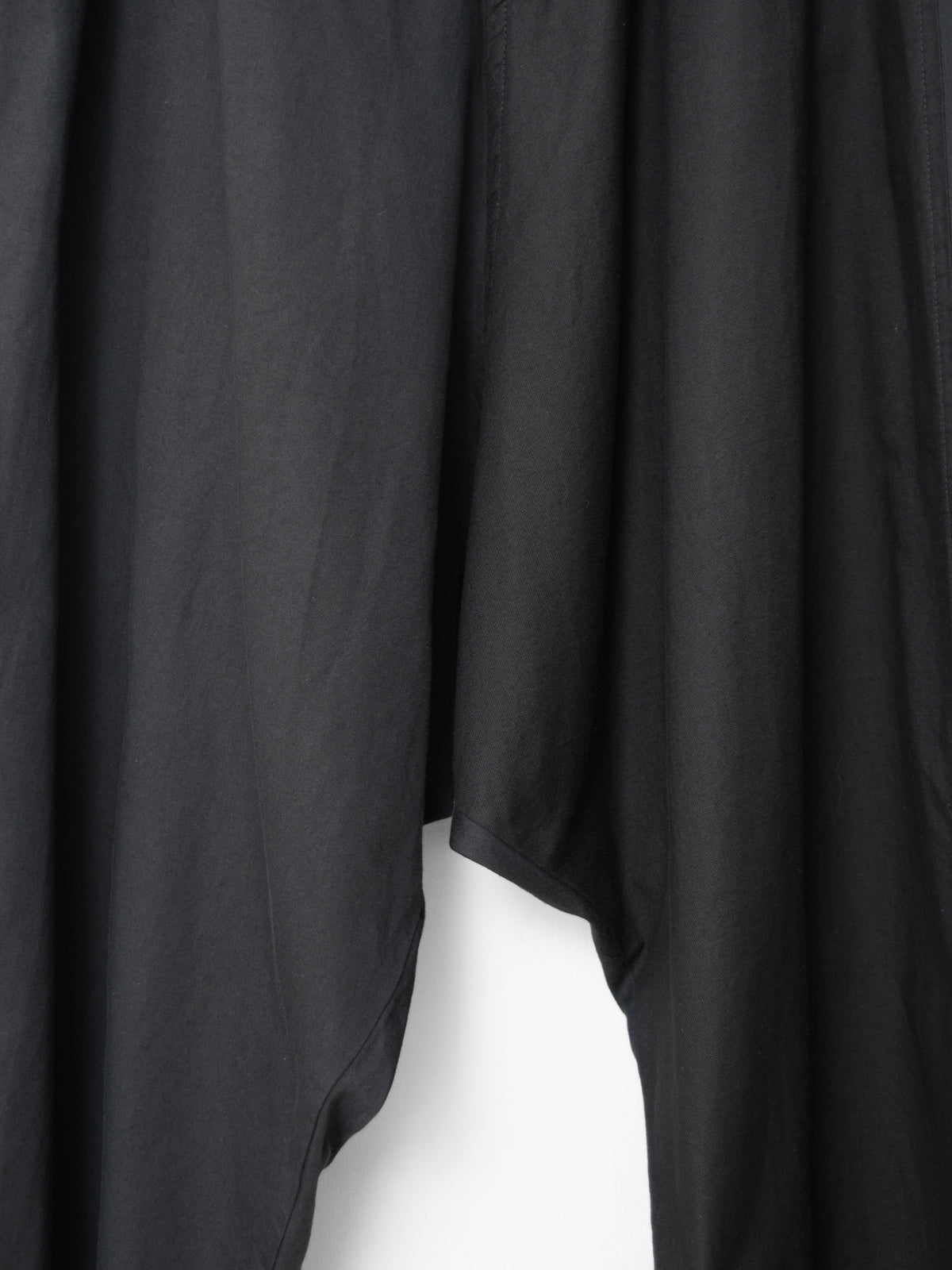 S/S 09 Garment Dyed Contrast Panel Sarouel Pants Black