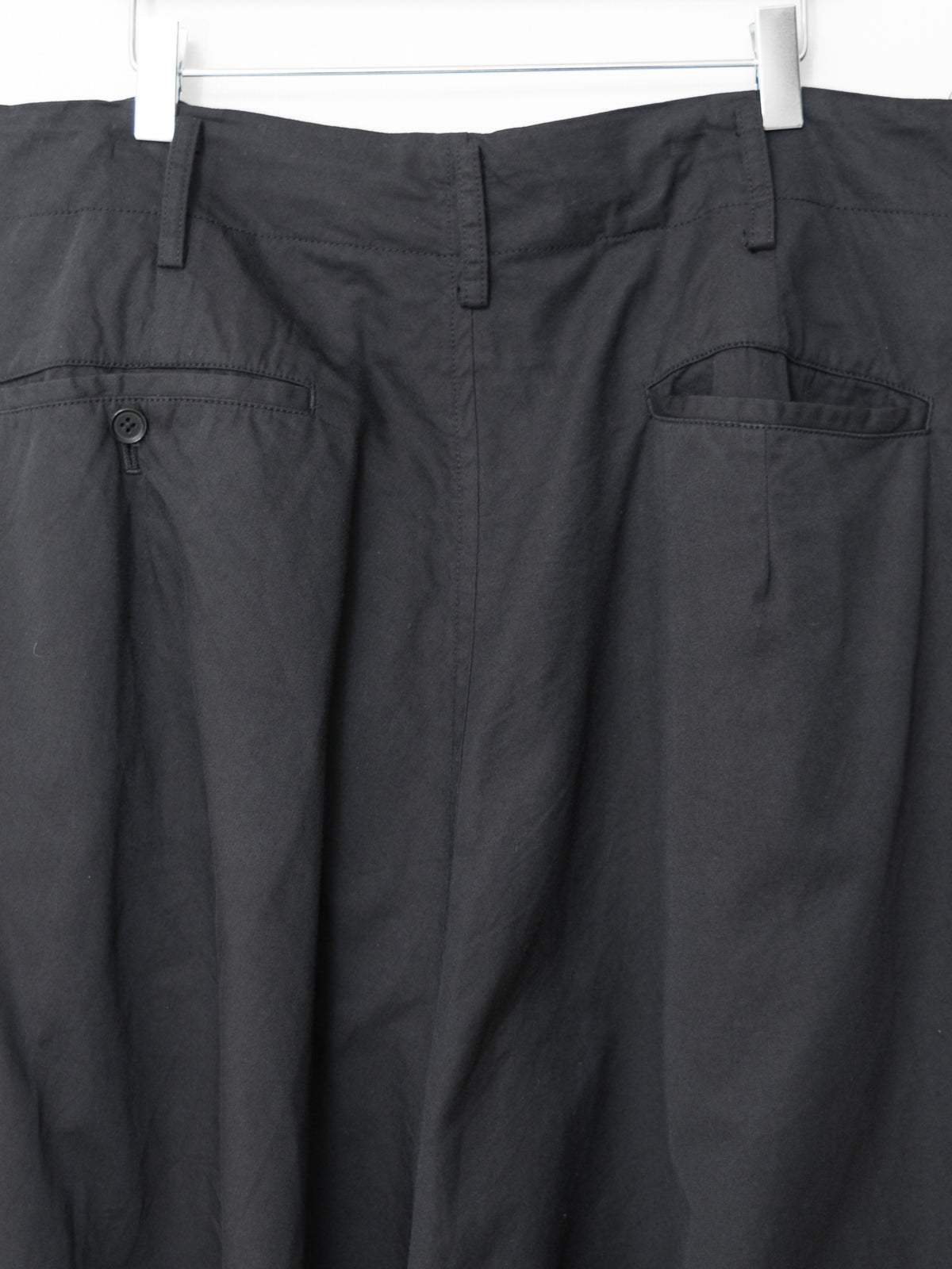 S/S 09 Garment Dyed Contrast Panel Sarouel Pants Black