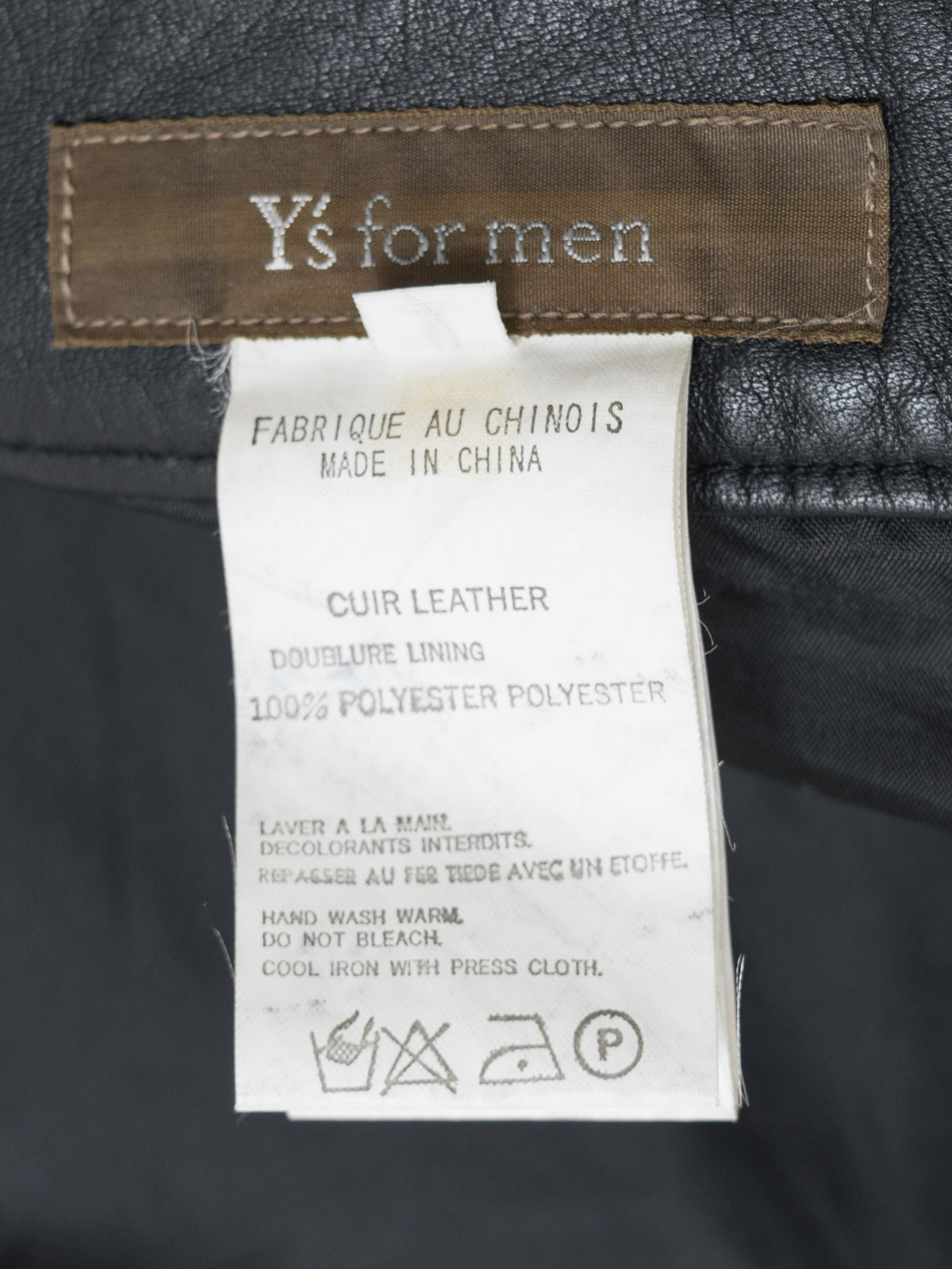 Lined Six Pocket Pants Black