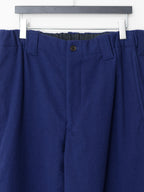 Elastic Waist Pants Deep Blue