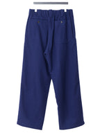 Elastic Waist Pants Deep Blue