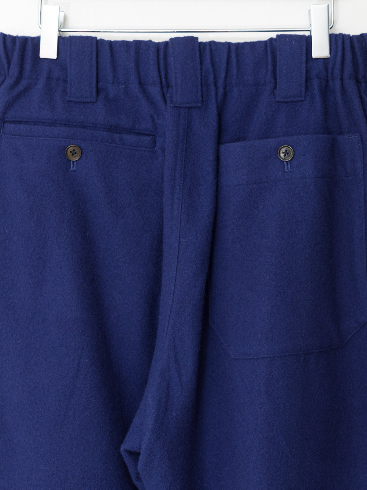Elastic Waist Pants Deep Blue
