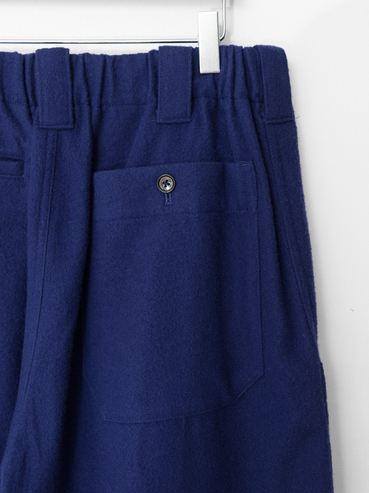 Elastic Waist Pants Deep Blue