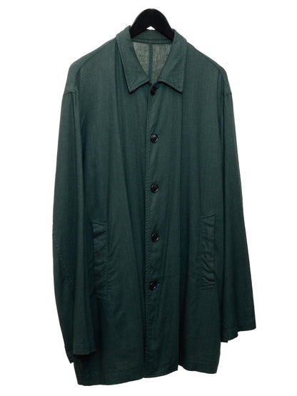 mid length jacket forest ∙ rayon linen ∙ large