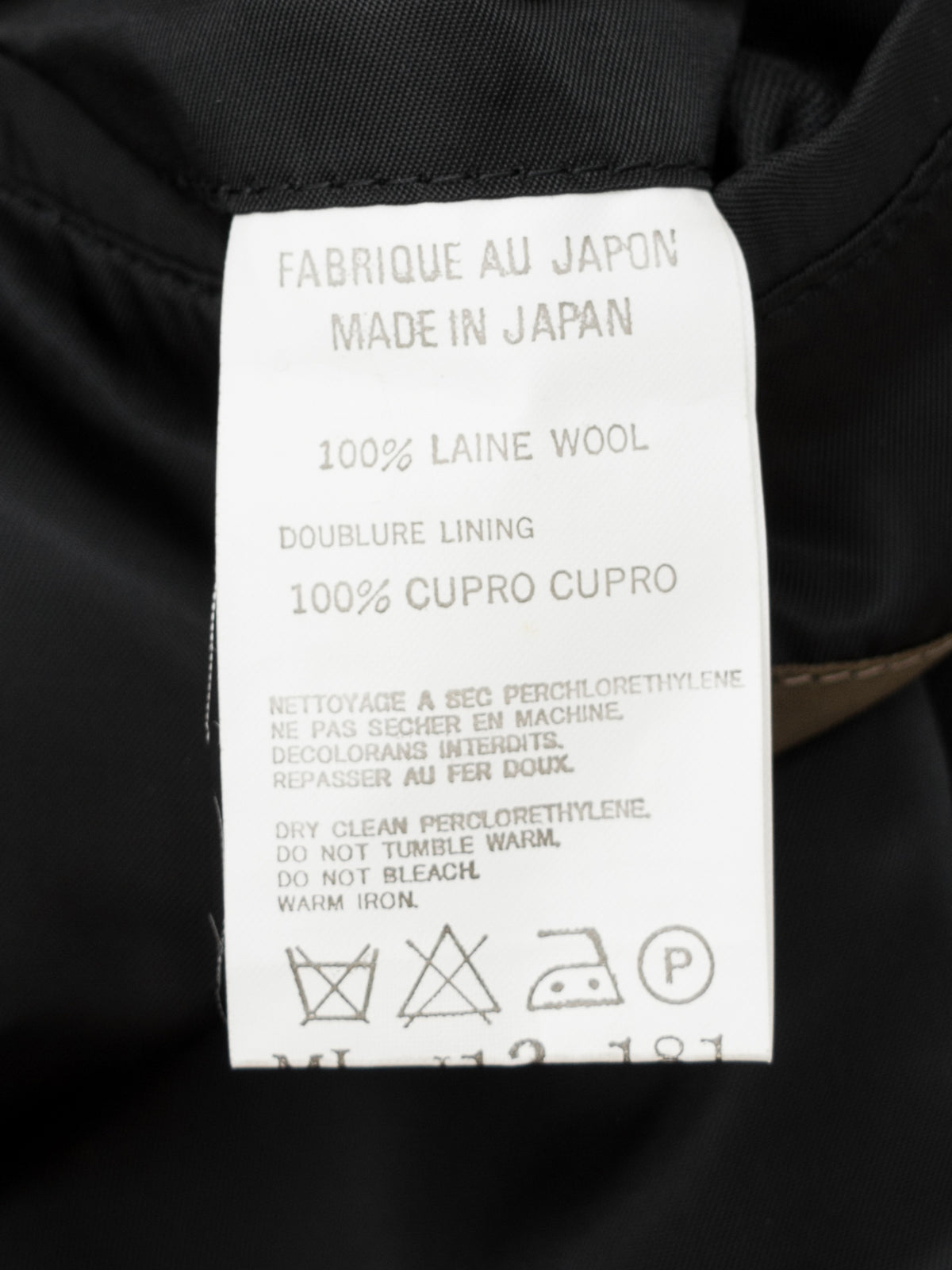 Band Collar Tailored Coat Black