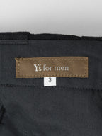 Side Stripe Trousers Black