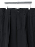 Side Stripe Trousers Black