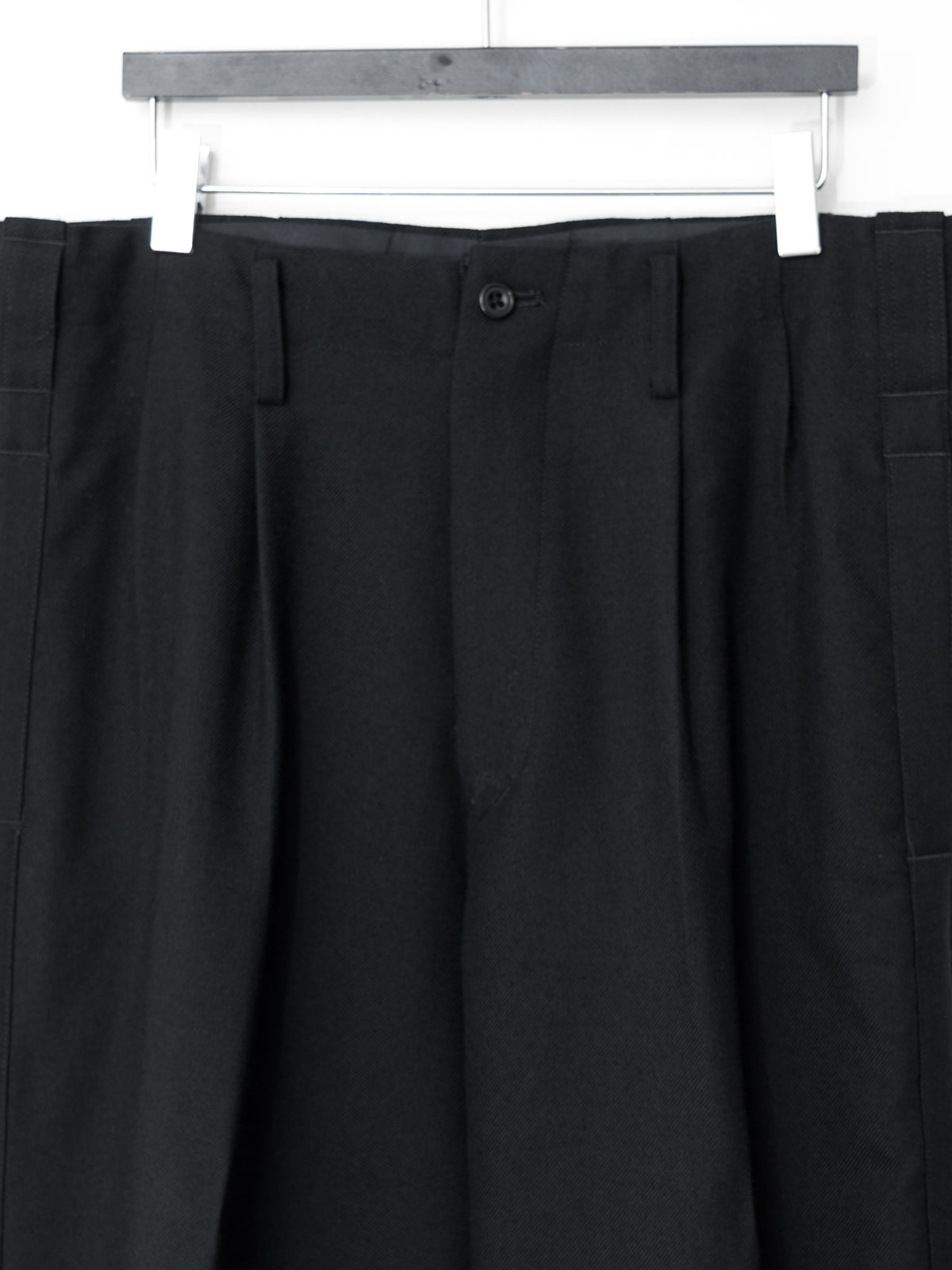 Side Stripe Trousers Black