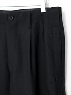 Side Stripe Trousers Black