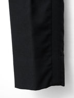 Side Stripe Trousers Black