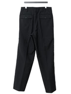 Side Stripe Trousers Black