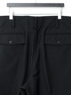 Side Stripe Trousers Black