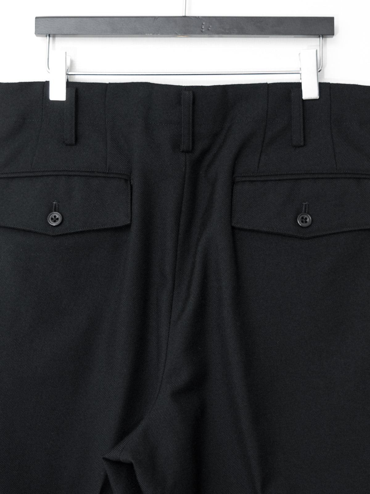 Side Stripe Trousers Black