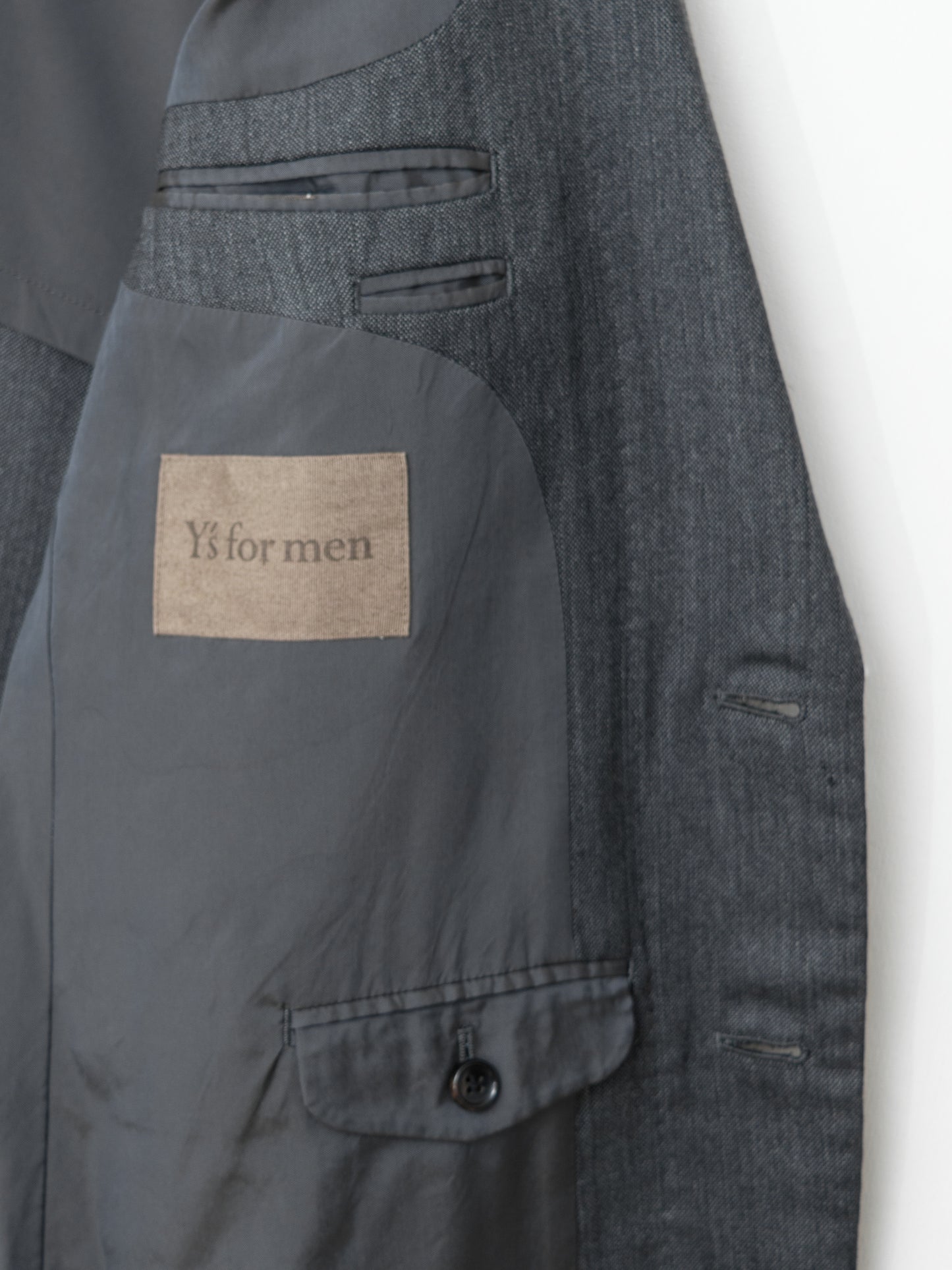 tailored jacket grey melange ∙ wool ∙ medium