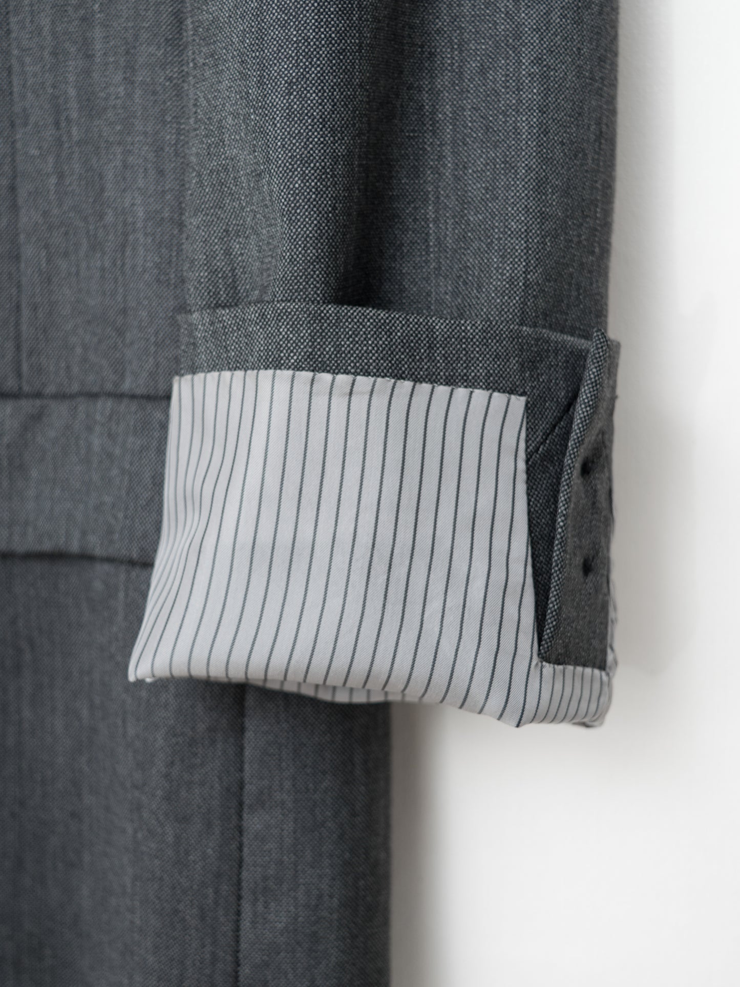 tailored jacket grey melange ∙ wool ∙ medium