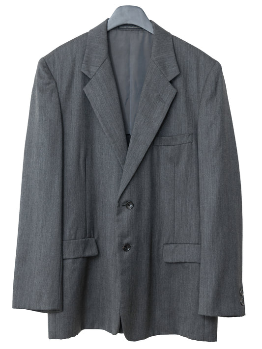 tailored jacket grey melange ∙ wool ∙ medium