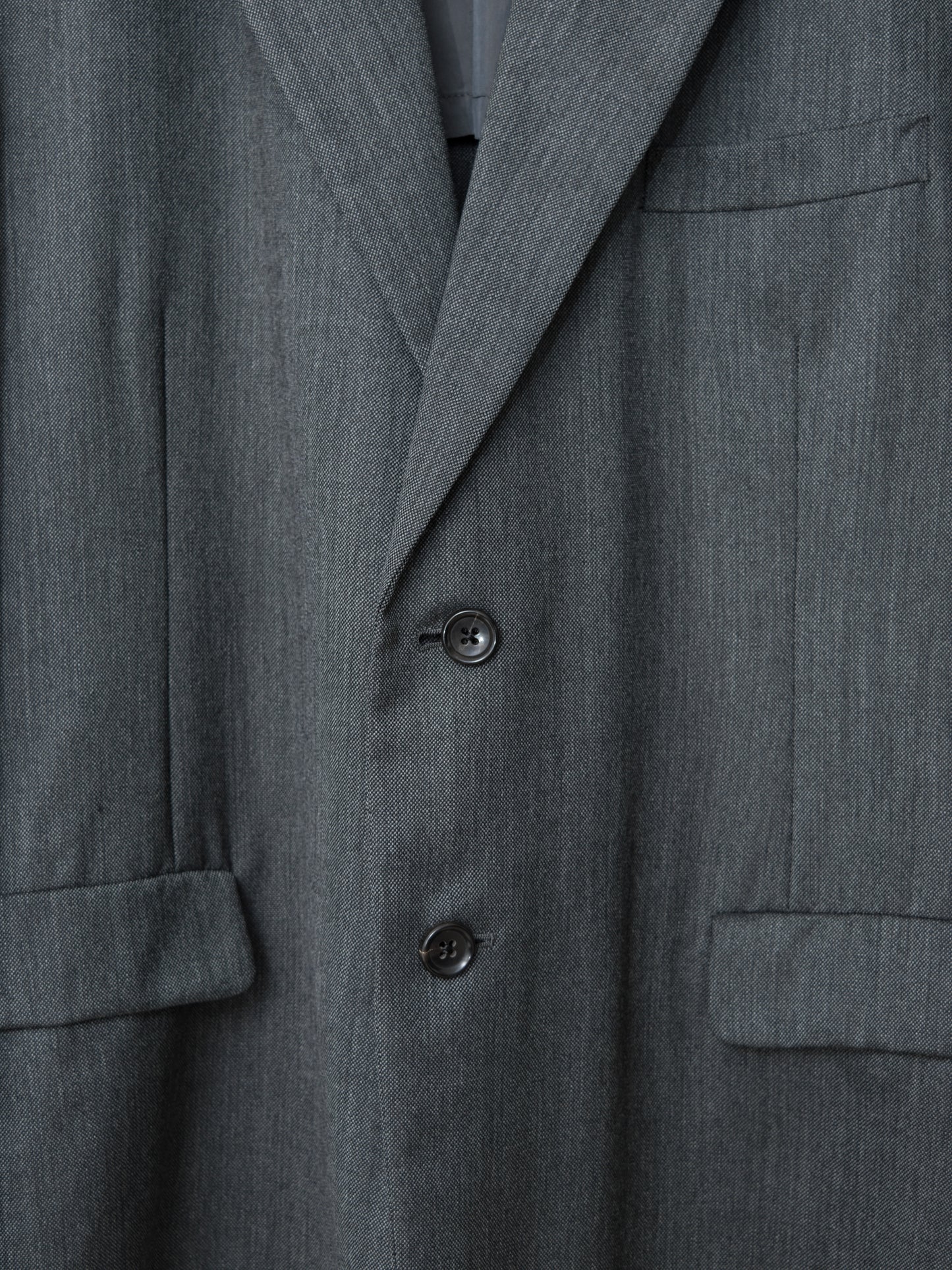 tailored jacket grey melange ∙ wool ∙ medium