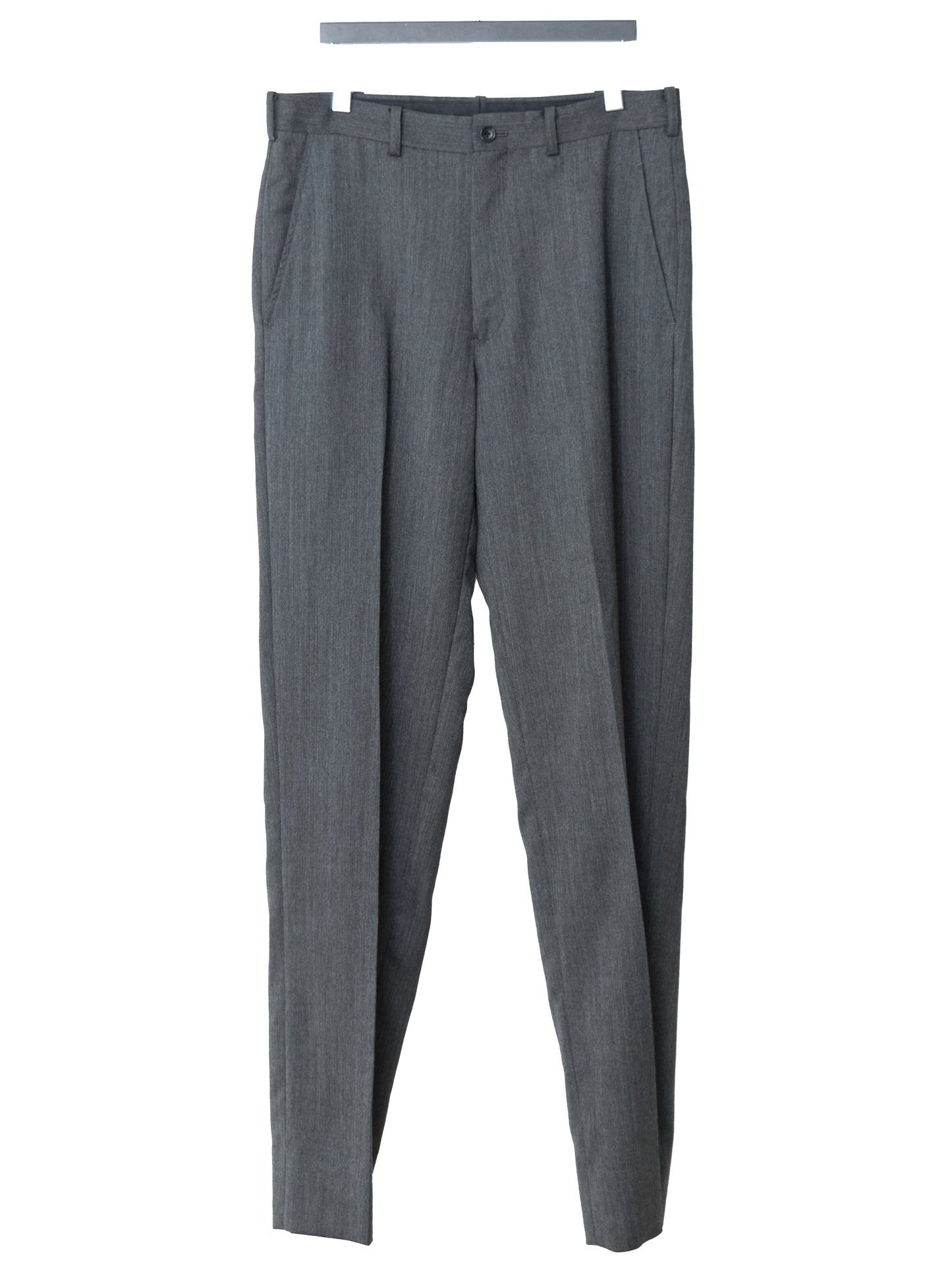 flat front trousers grey melange ∙ wool ∙ medium