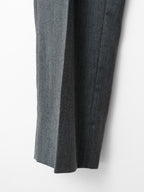 Flat Front Trousers Grey Melange