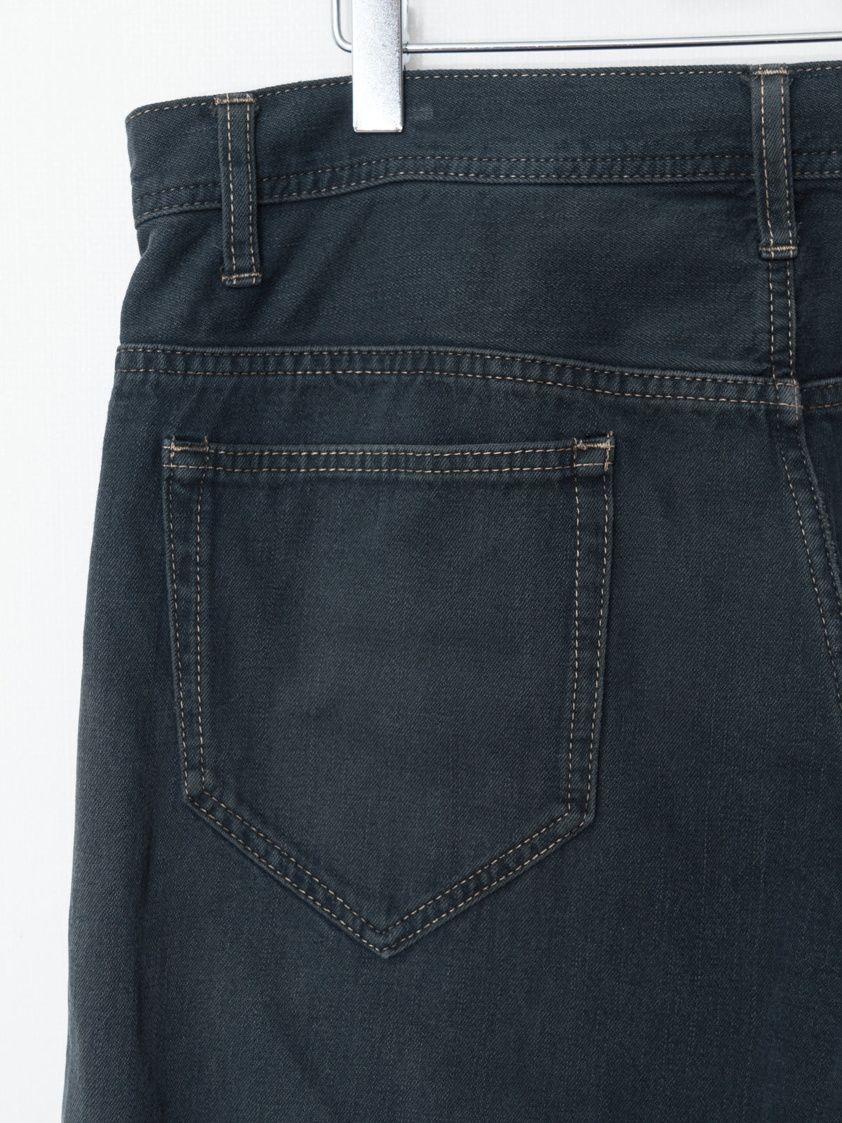 S/S 08 Garment Dyed 5 Pocket Jeans Indigo Black