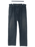S/S 08 Garment Dyed 5 Pocket Jeans Indigo Black