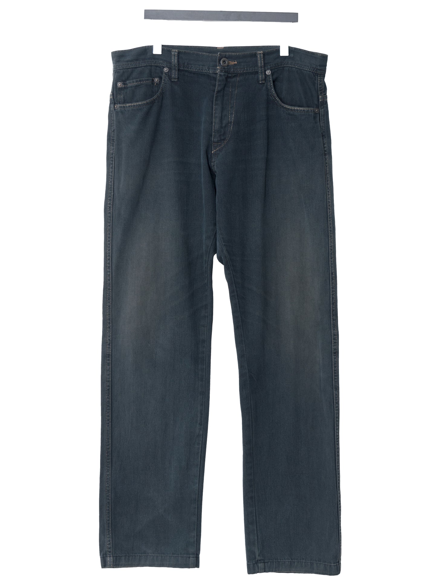 s/s 08 garment dyed 5 pocket jeans indigo black ∙ cotton ∙ xsmall