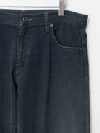 S/S 08 Garment Dyed 5 Pocket Jeans Indigo Black