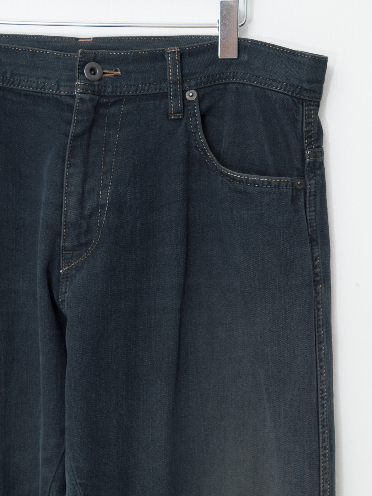 S/S 08 Garment Dyed 5 Pocket Jeans Indigo Black