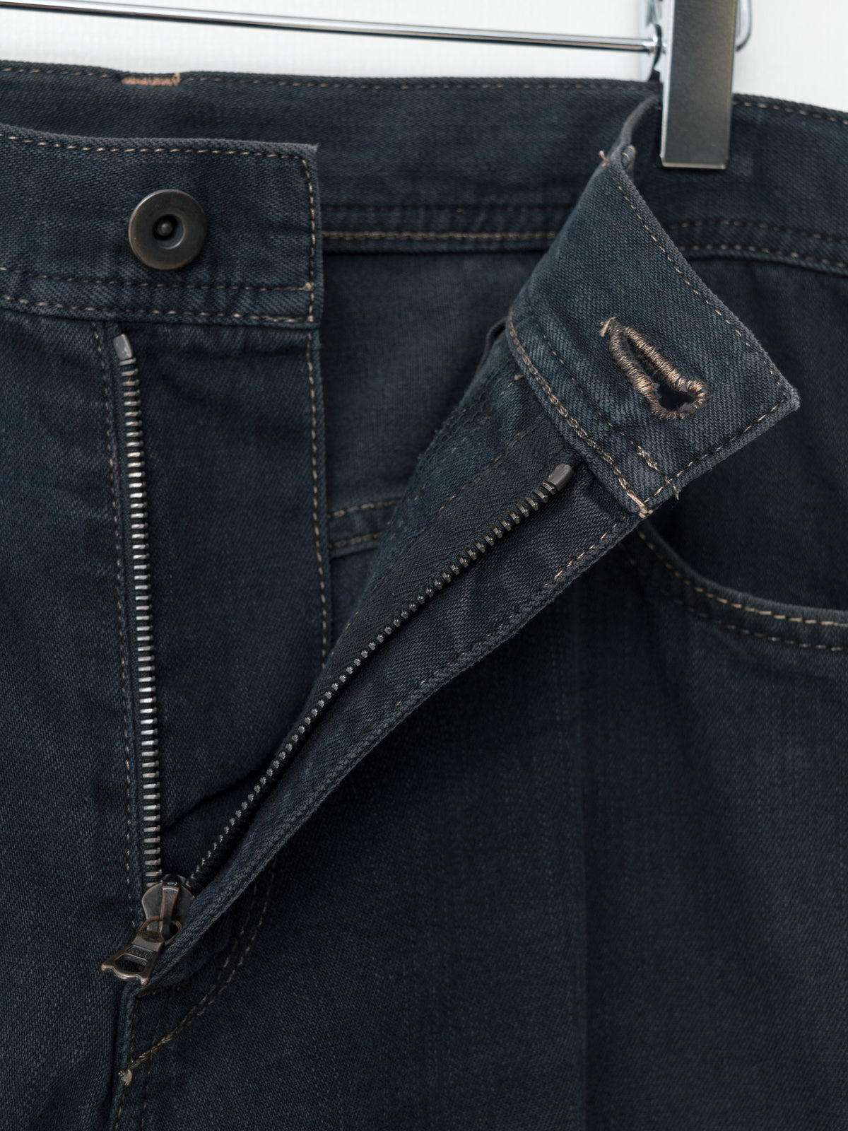 S/S 08 Garment Dyed 5 Pocket Jeans Indigo Black