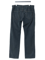 S/S 08 Garment Dyed 5 Pocket Jeans Indigo Black