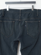 S/S 08 Garment Dyed 5 Pocket Jeans Indigo Black
