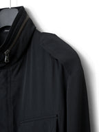 S/S 09 Silk Hooded M-65 Jacket Black