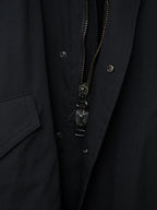 S/S 09 Silk Hooded M-65 Jacket Black