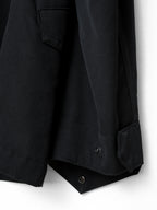 S/S 09 Silk Hooded M-65 Jacket Black