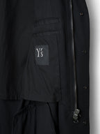 S/S 09 Silk Hooded M-65 Jacket Black