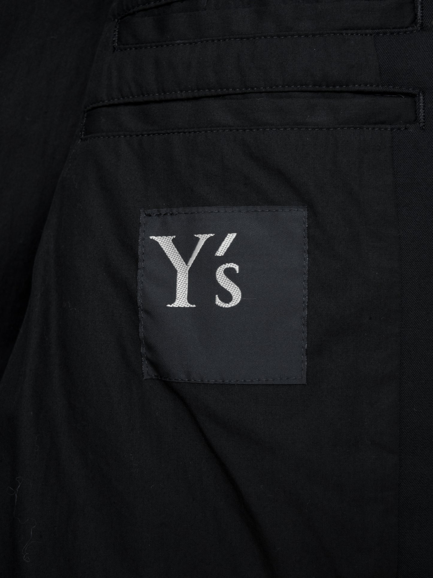 s/s 09 silk hooded m-65 jacket black ∙ wool gabardine ∙ large