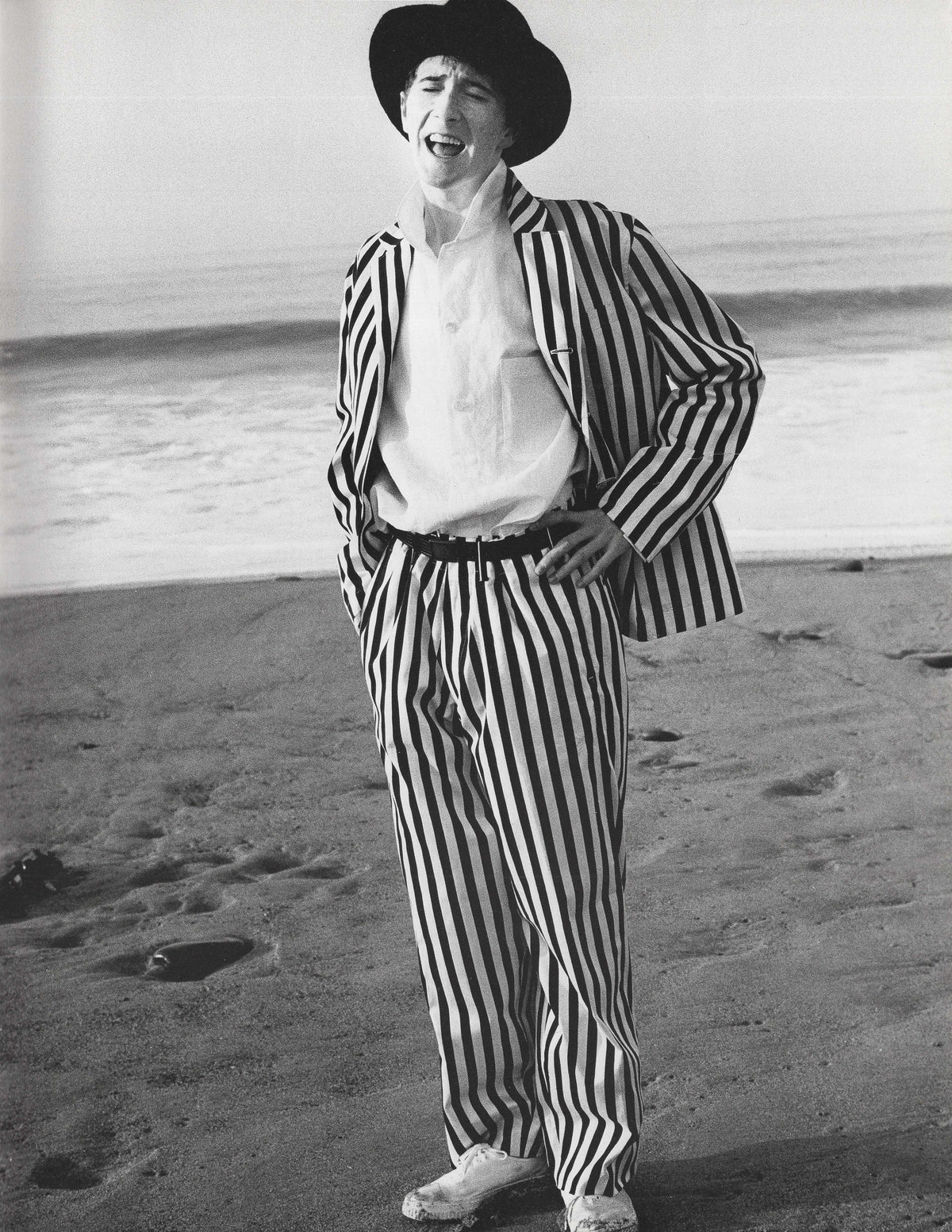 S/S 87 Striped Shirt Dark Navy