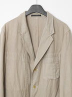 Garment Dyed Tailored Jacket Tea
