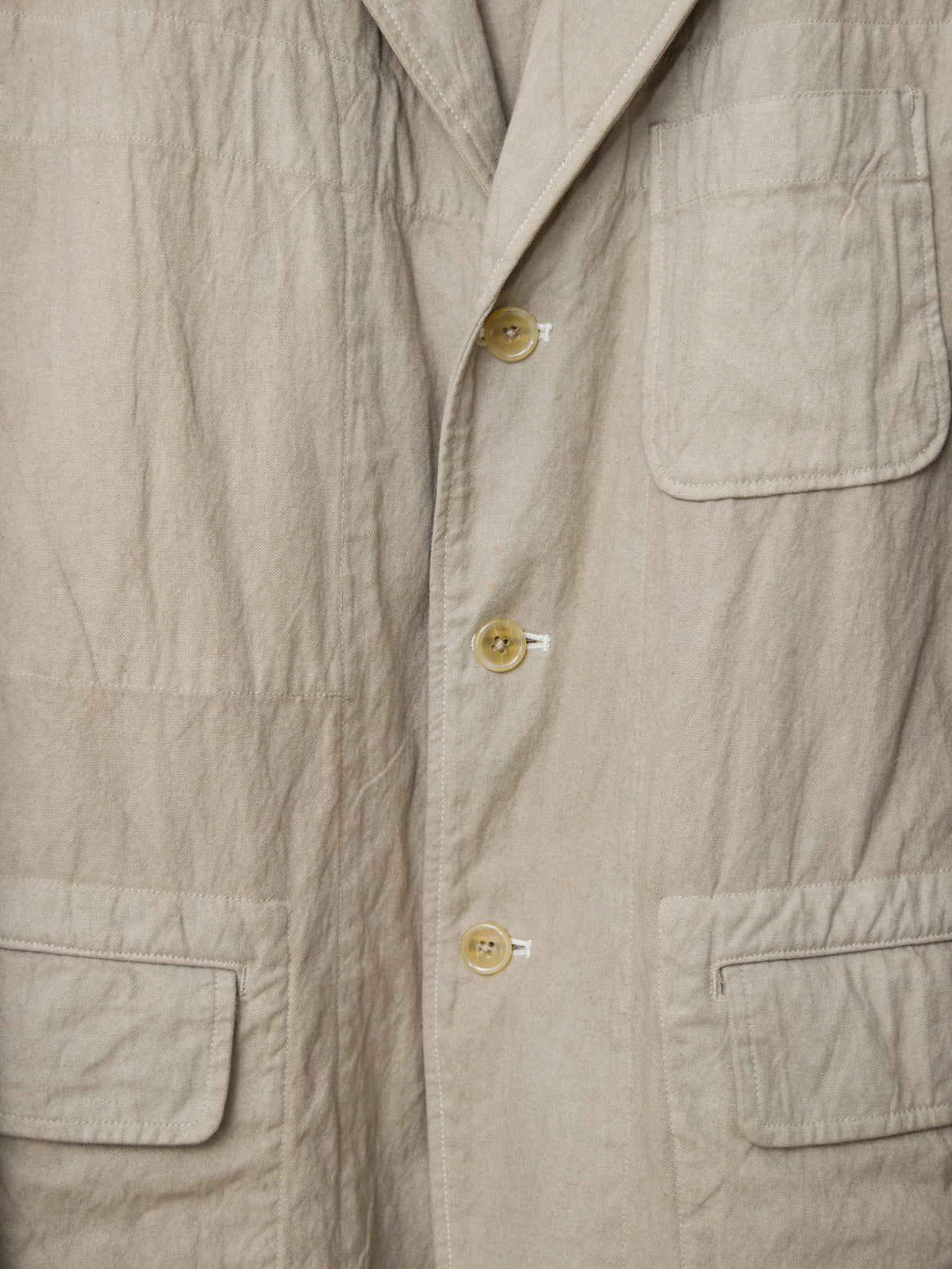 Garment Dyed Tailored Jacket Tea