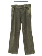 A/W 06 Garment Dyed Belted Field Pants Olive