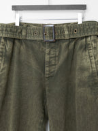 A/W 06 Garment Dyed Belted Field Pants Olive
