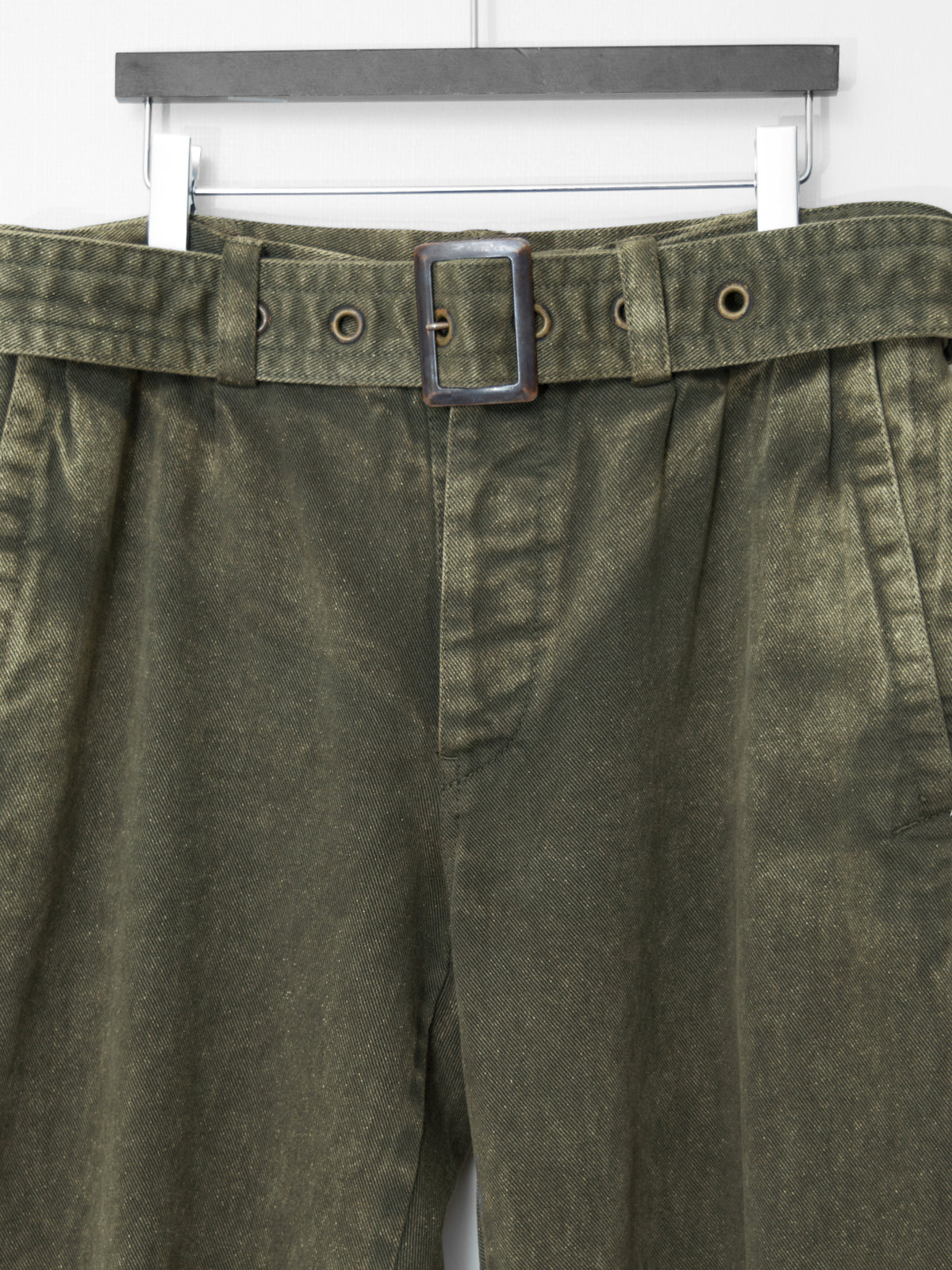 A/W 06 Garment Dyed Belted Field Pants Olive