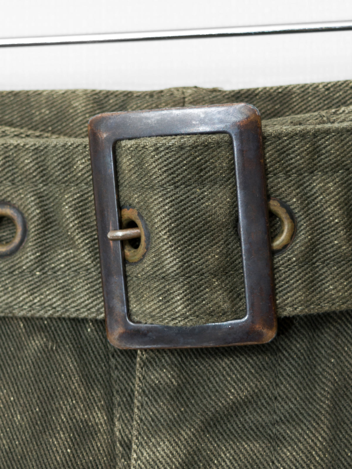 A/W 06 Garment Dyed Belted Field Pants Olive