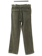 A/W 06 Garment Dyed Belted Field Pants Olive