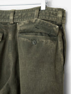 A/W 06 Garment Dyed Belted Field Pants Olive